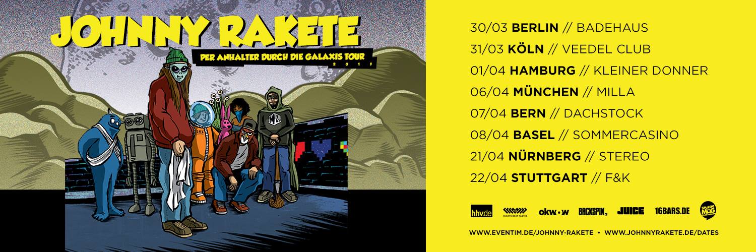 Johnny Rakete-Tour